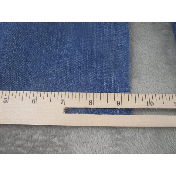 7 For All Mankind Jeans Mens 31x29 Blue Straight Relaxed Pockets Preppy Modern - Picture 10 of 11